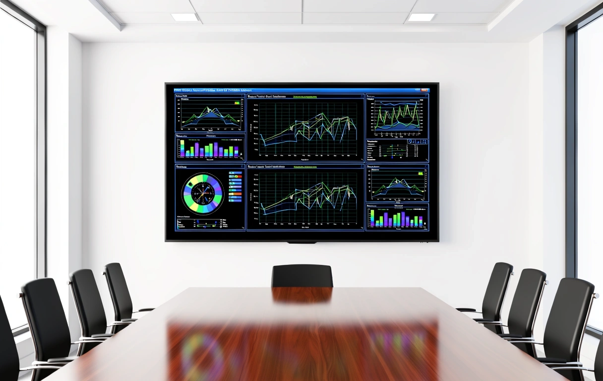 Professional Data Visualization in Boardroom